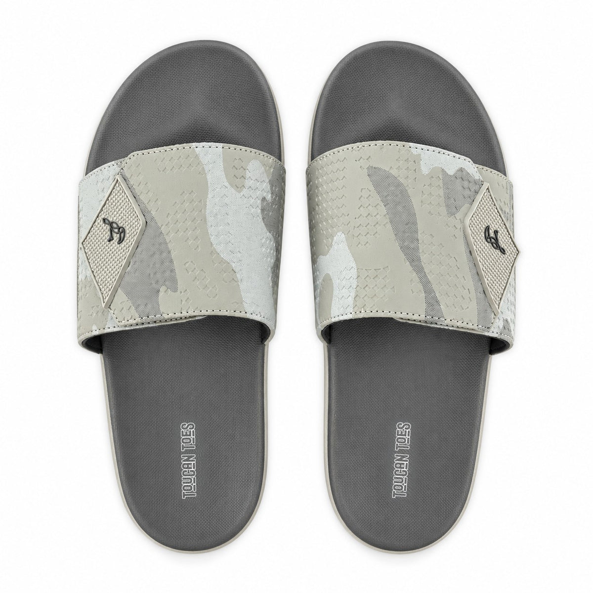Sniper Men’s Super Soft Comfort Slide – Grey