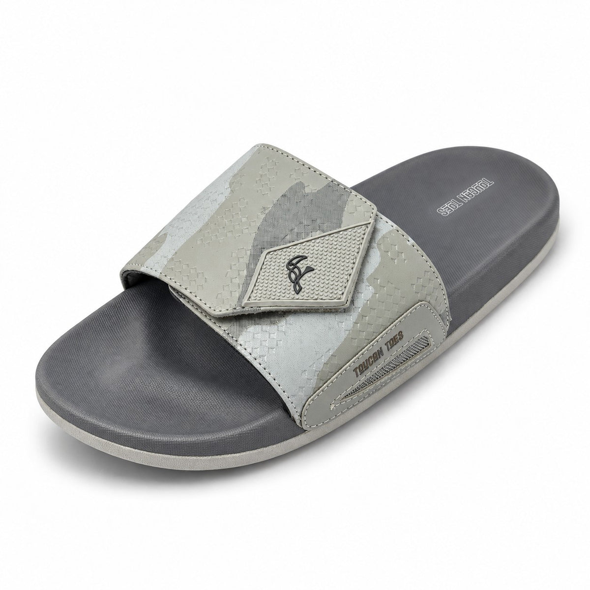 Sniper Men’s Super Soft Comfort Slide – Grey
