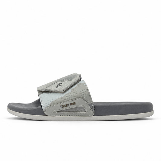 Sniper Men's Sliders | AirSoft Cushion Camo Strap, Grey