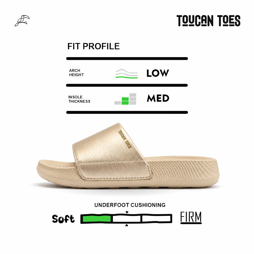 Shopie Women’s Soft Cushion Slides – Beige